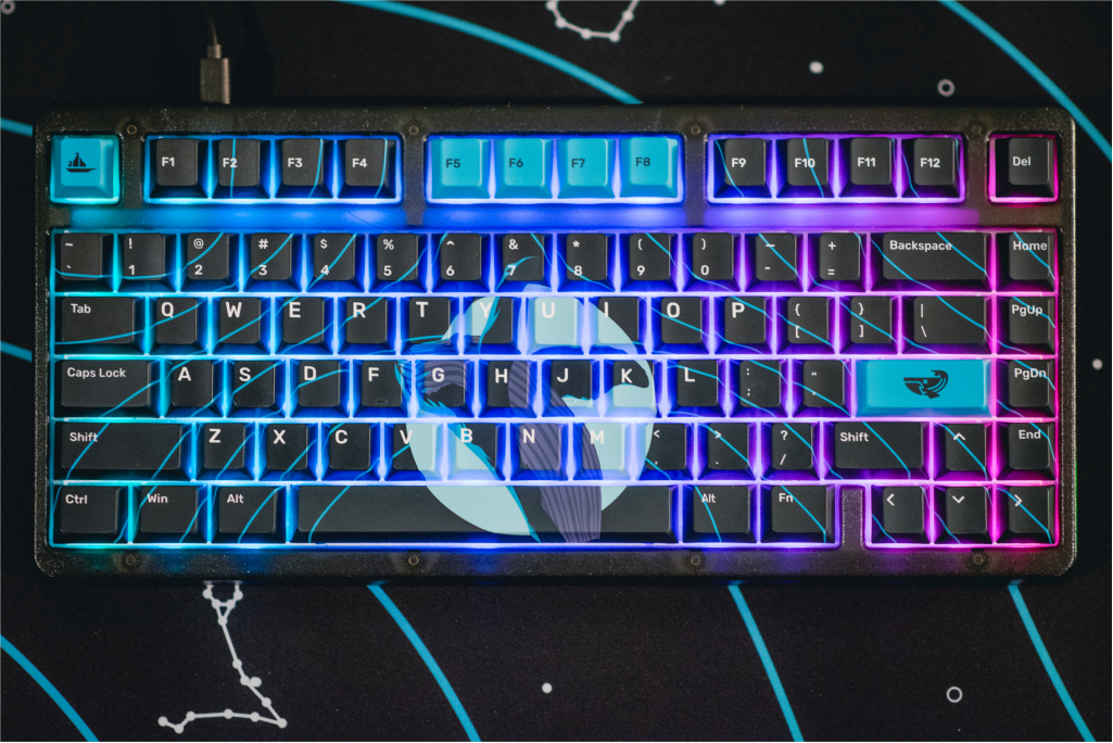 K75 Mechanical Keyboard - Space Whale