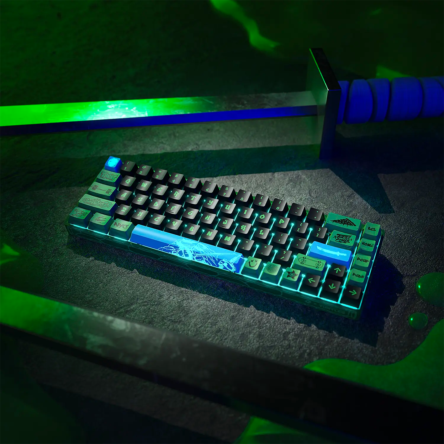 [PRE-ORDER] Banshee K68 Magnetic Switch Keyboard - Teenage Mutant Ninja Turtles (4 Colors in 1)