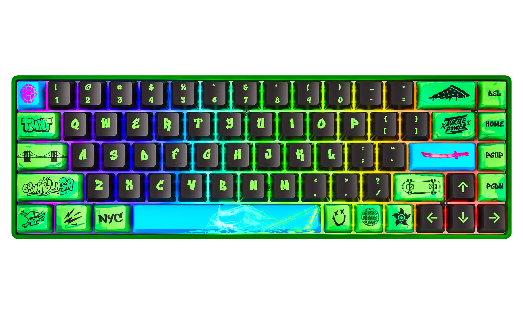 [PRE-ORDER] Banshee K68 Magnetic Switch Keyboard - Teenage Mutant Ninja Turtles (4 Colors in 1)