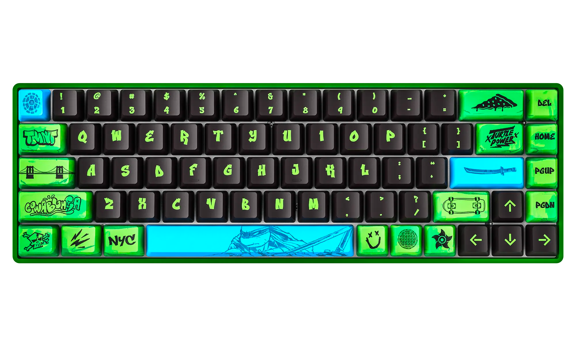 [PRE-ORDER] Banshee K68 Magnetic Switch Keyboard - Teenage Mutant Ninja Turtles (4 Colors in 1)