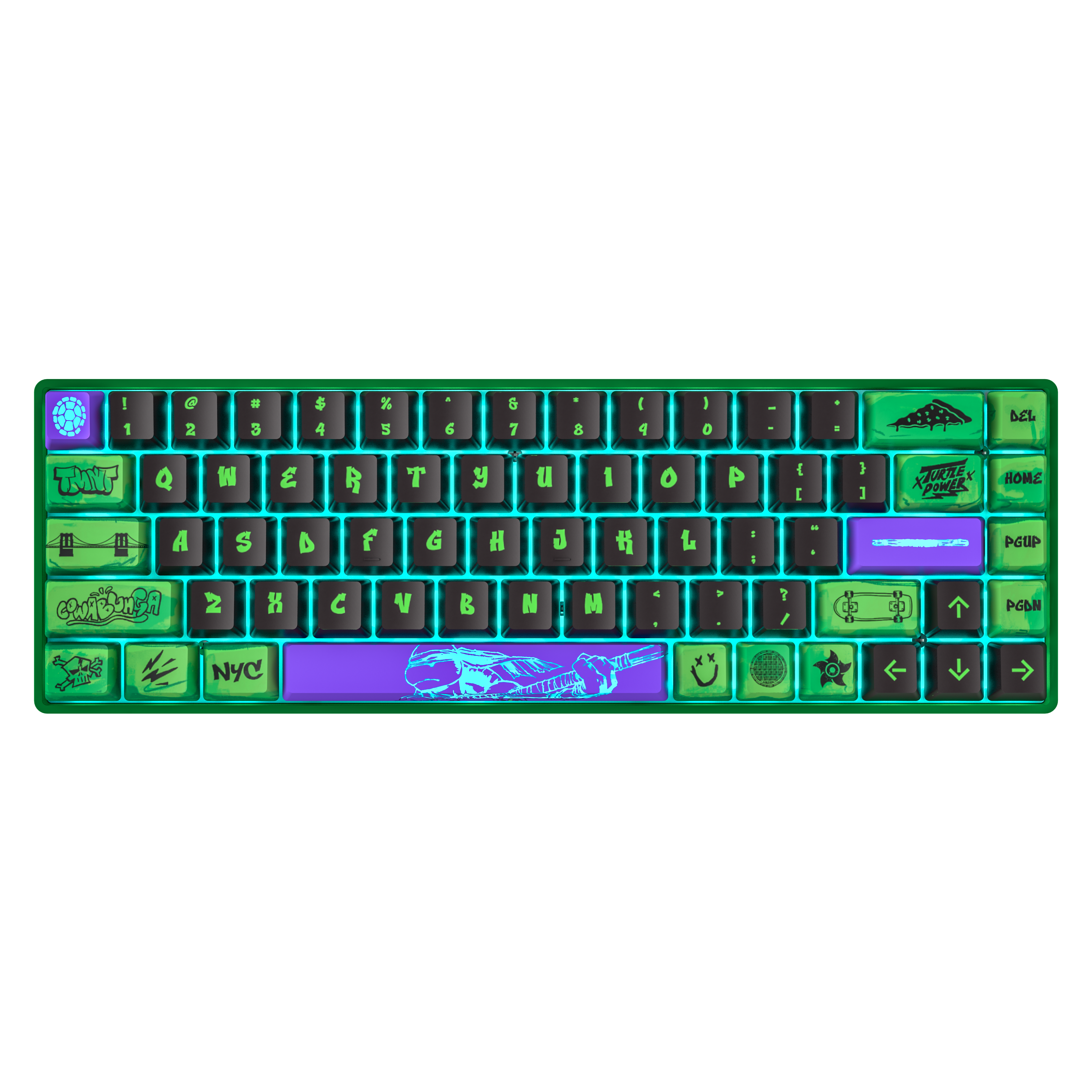 [PRE-ORDER] Banshee K68 Magnetic Switch Keyboard - Teenage Mutant Ninja Turtles (4 Colors in 1)