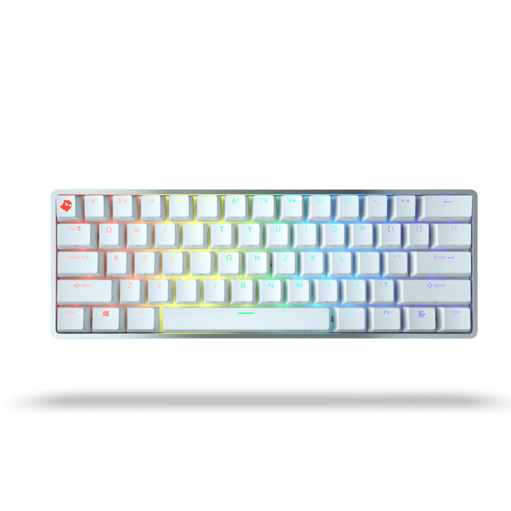 Ghost - A1 Aluminium Wireless Mechanical Keyboard (Bone White)